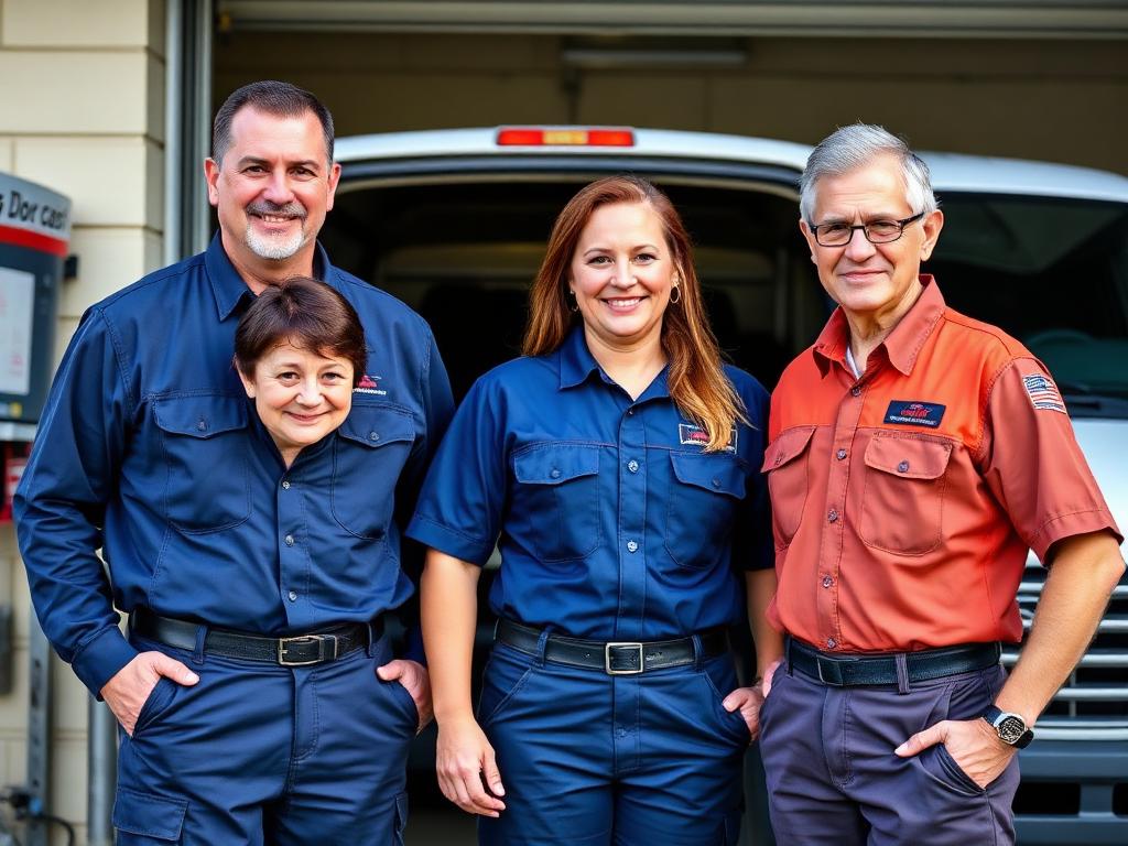Richland Garage Doors family team - three generations of garage door experts